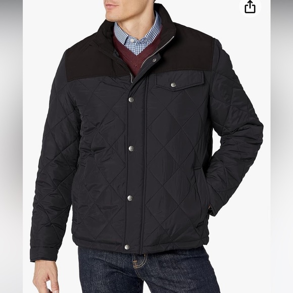 Cole Haan Other - NWT Cole Hann Men’s 28 Tonal Mix Media Diamond With Faux Sherpa Lining Size XXL